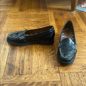 Sperry Black Leather Loafers